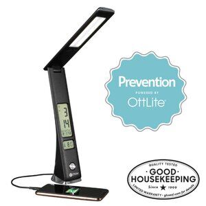 Prevention by OttLite LED Task Adjustable Lamp with Digital Display